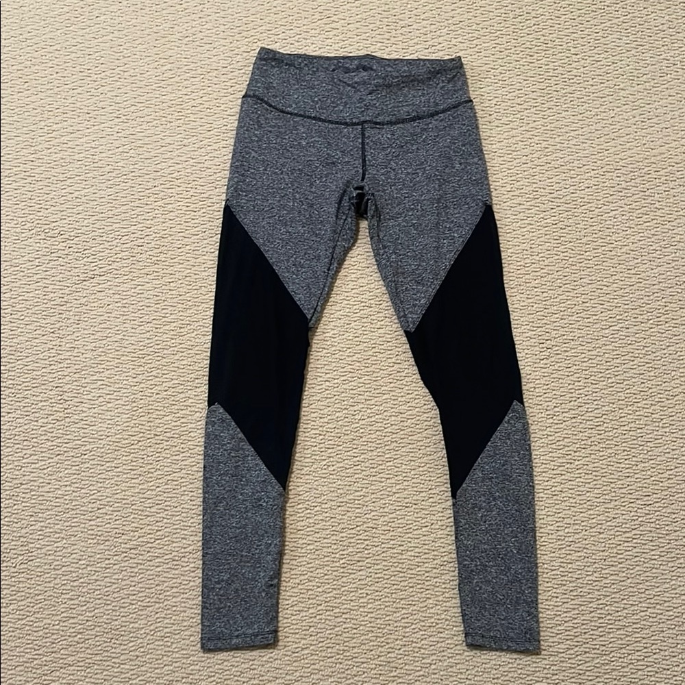 Urban | Grey Mesh Cutout Leggings